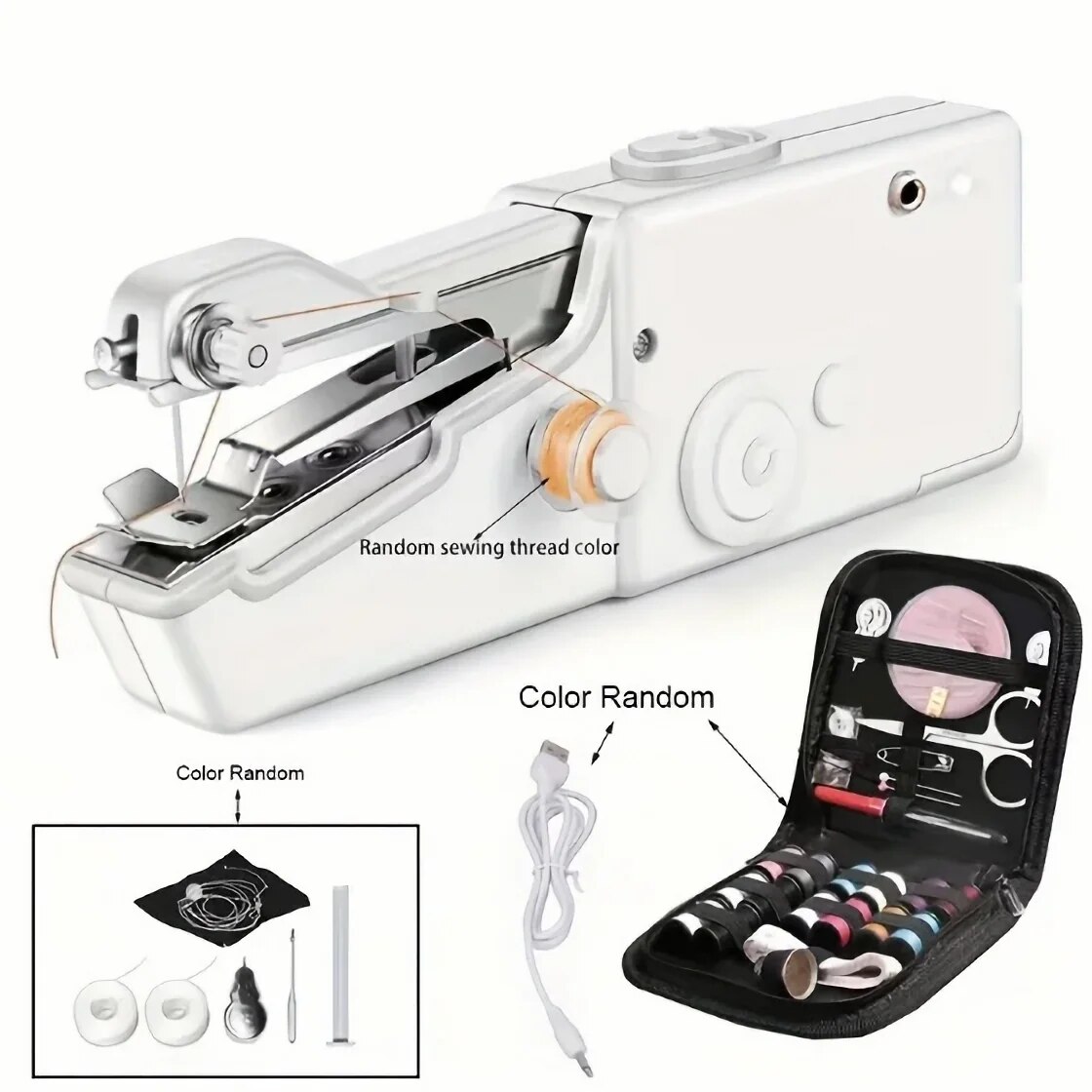 Sewing Technology - Mini macchina da cucire portatile, macchina