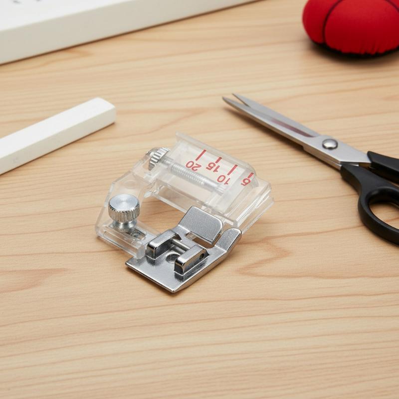 Sewing Machine In Textile - Piedino pressore regolabile per nastro bias