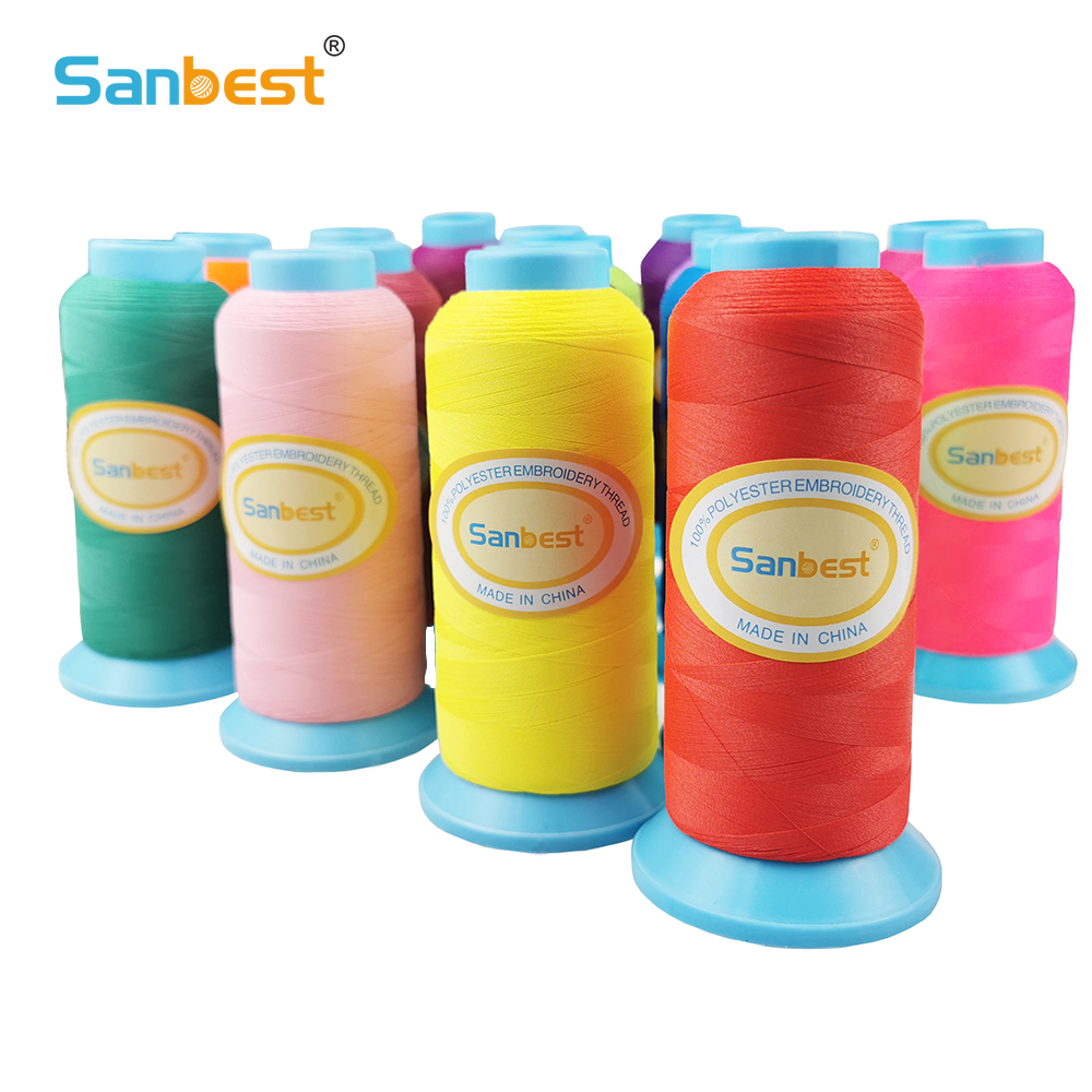 Serger Thread Cone - Sanbest filo da ricamo opaco 3000M