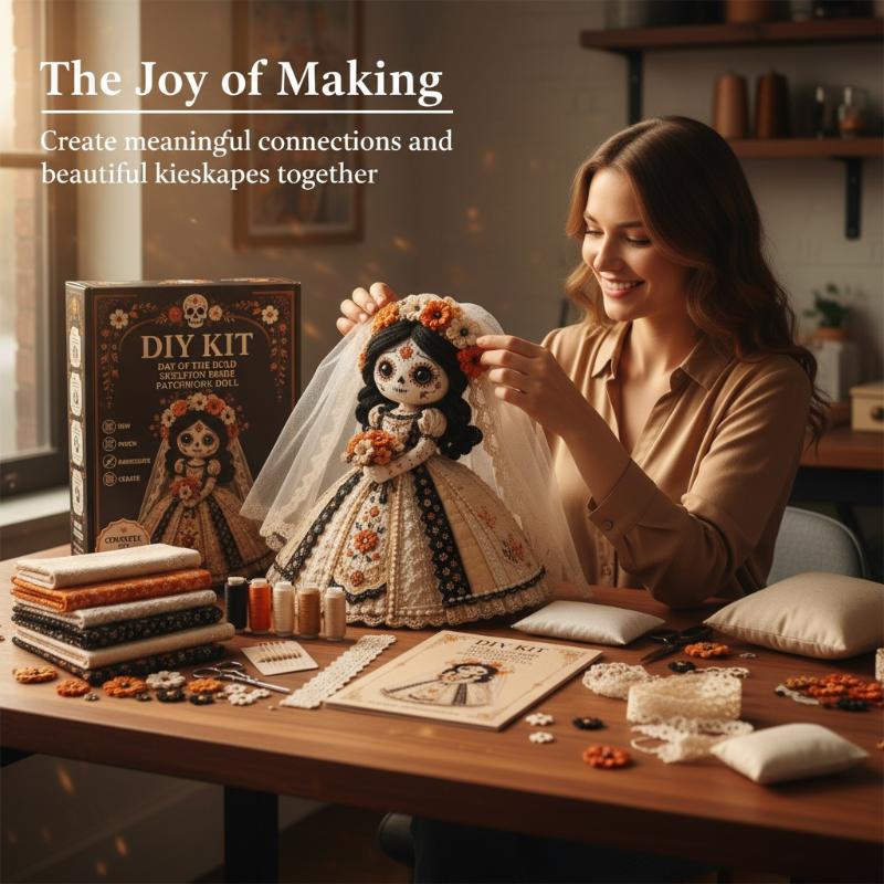 Nuovo Kit Fai-da-Te per Bambol - Textile Sewing Kit recensione e prezzo