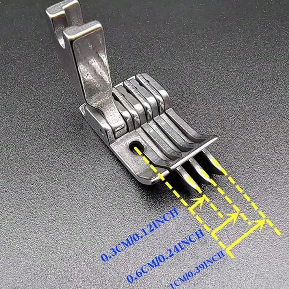 1 Pezzo Piedino Guida a Tre Bo - Sewing Machine Fabric recensione e prezzo