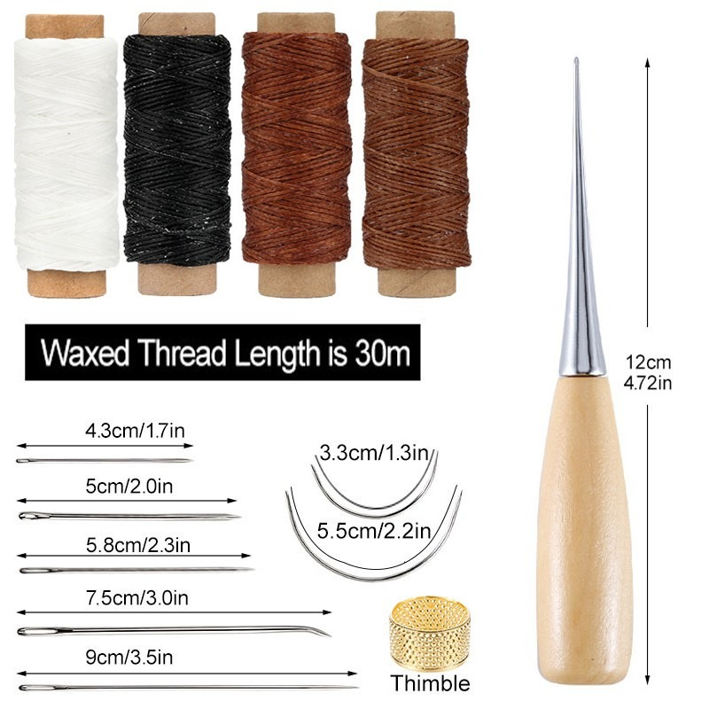 13 pezzi set da cucito in pell - Textile Sewing Kit recensione e prezzo